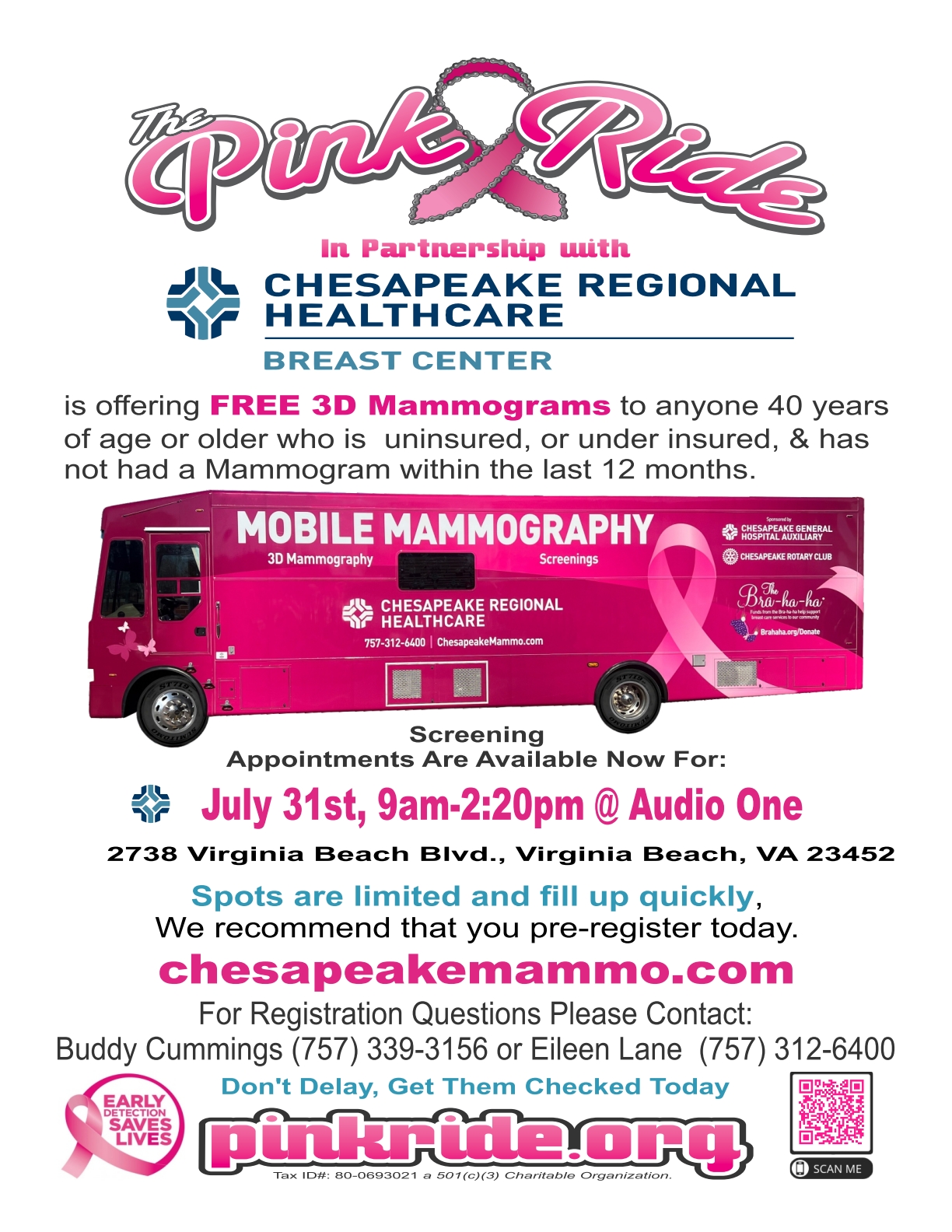 3D Mammogram Screening @ Audio One